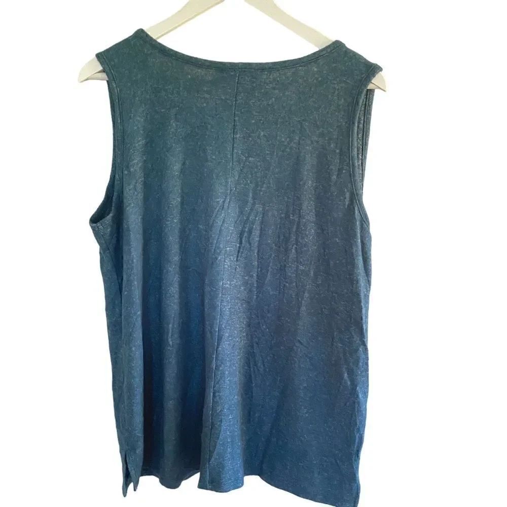 Lane Bryant NWT sweater tank top blue green Heather size 14/16 - Picture 12 of 12
